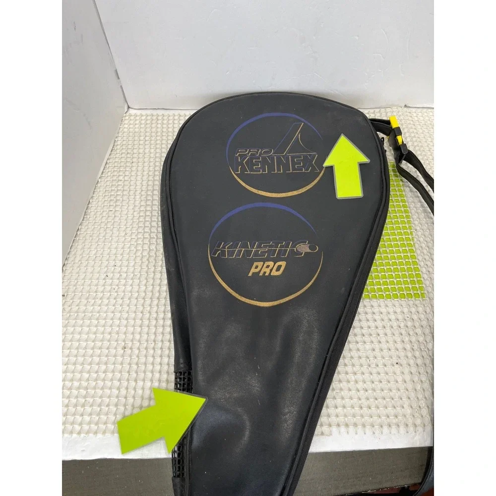 Pro Kennex‎ Kinetic Pro SMI 10g Racquetball w/ Case Black taped Summer Tennis